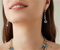 Ohrringe Marco Bicego Dame Paradise in Gelbgold Topazio OB1743-MB-TP01 - OB1743-MB-TP01